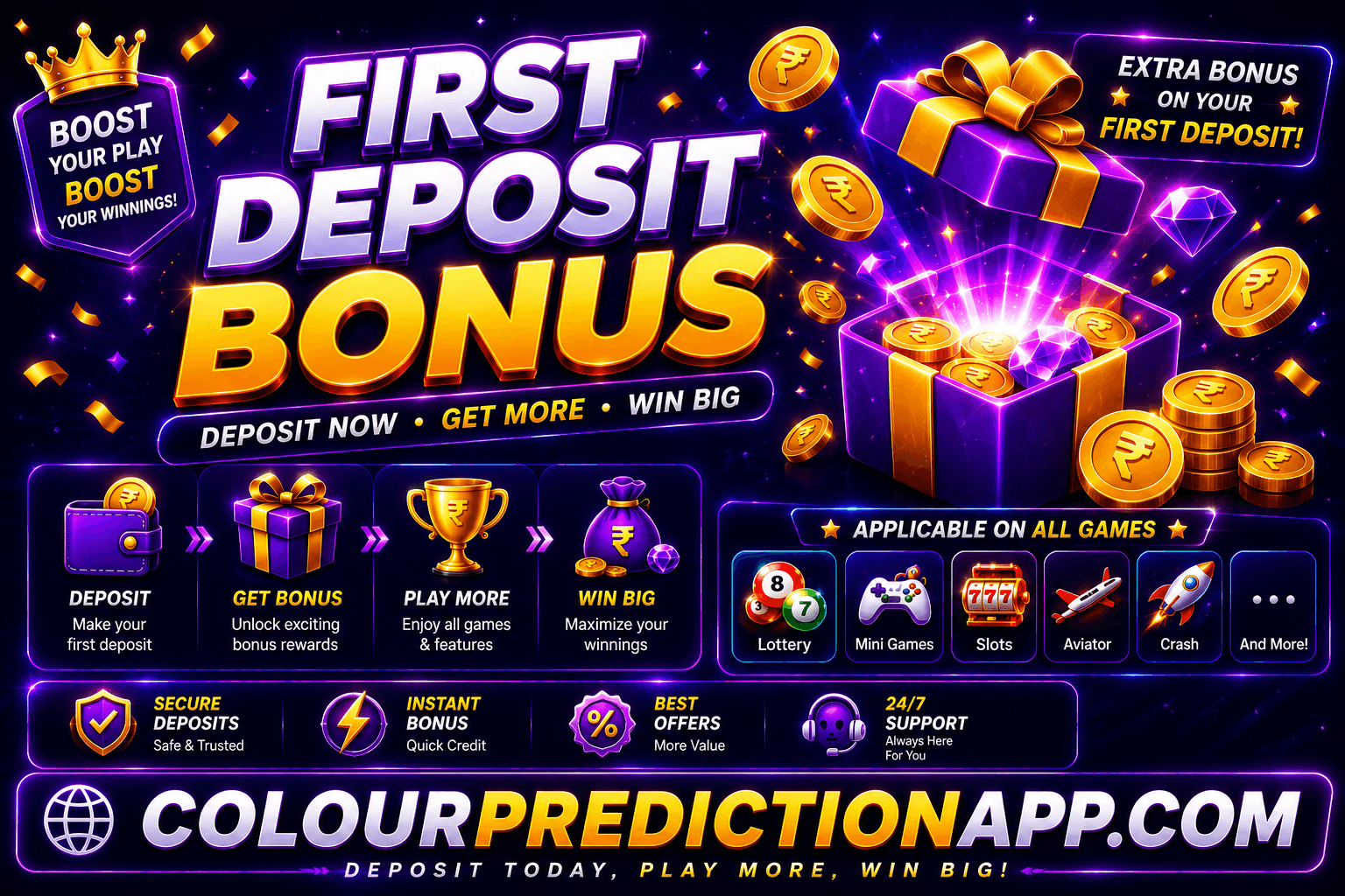 First deposit