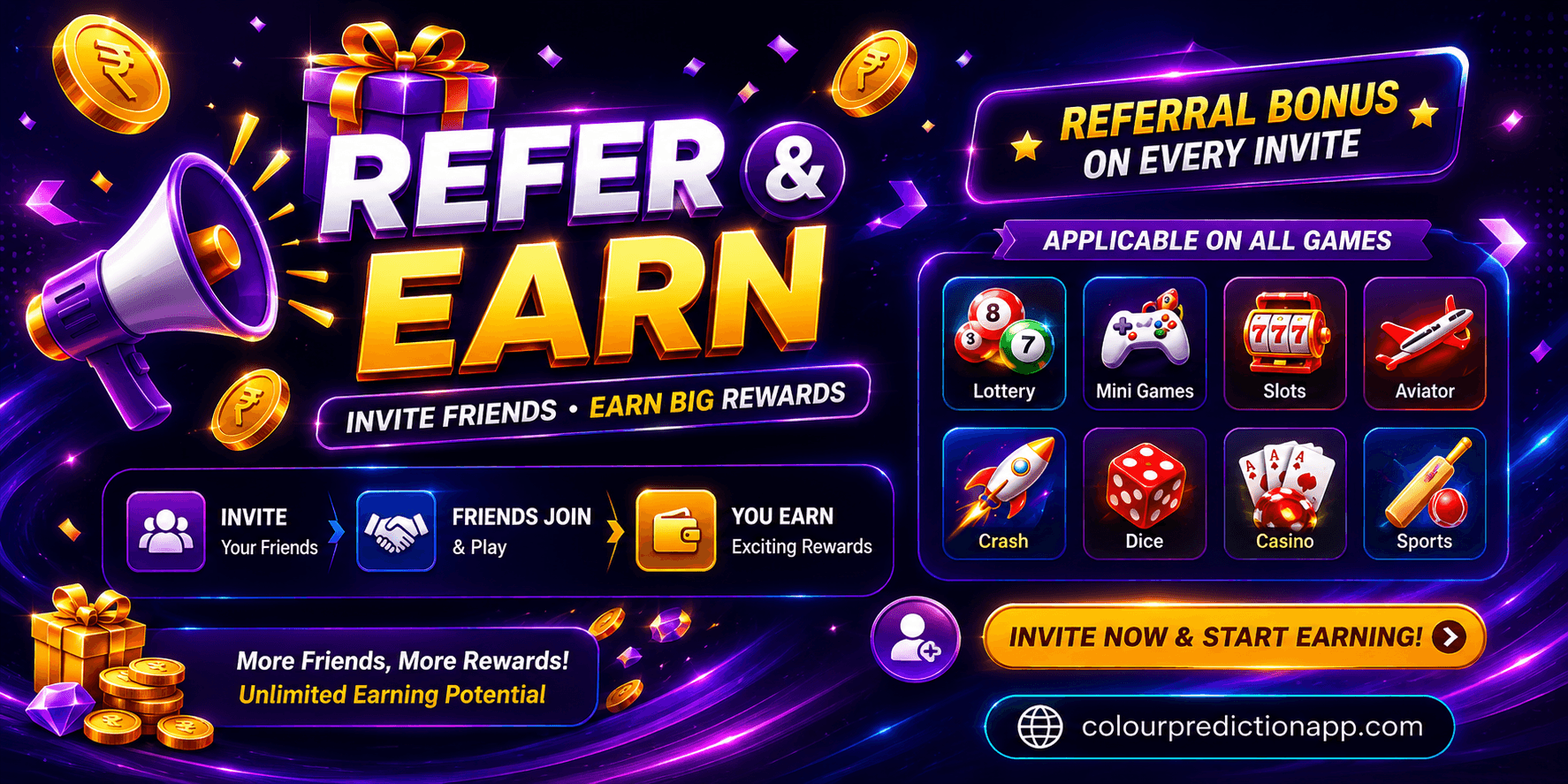 Referral bonus promotional graphic