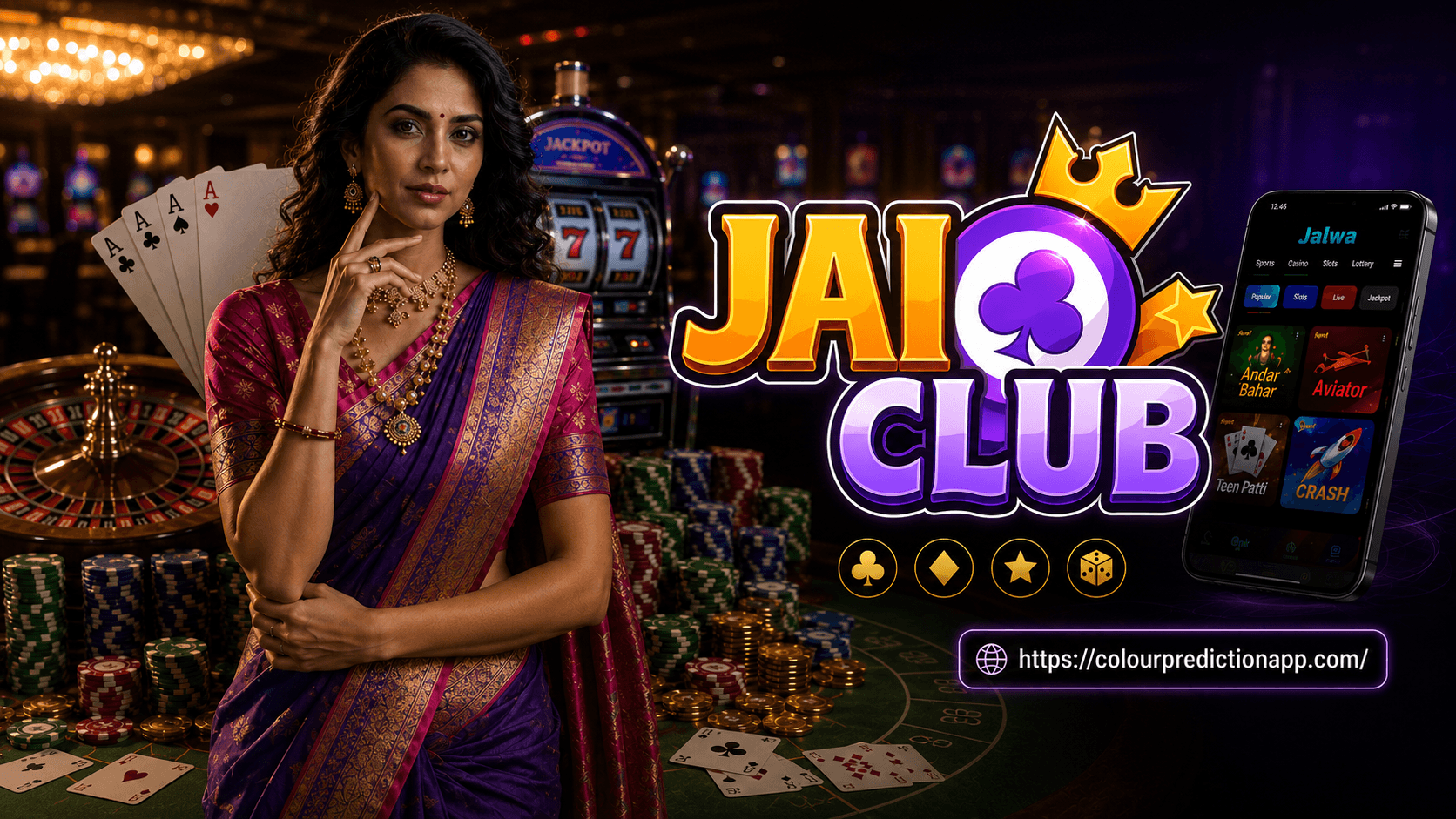 Jai Club colour prediction app banner