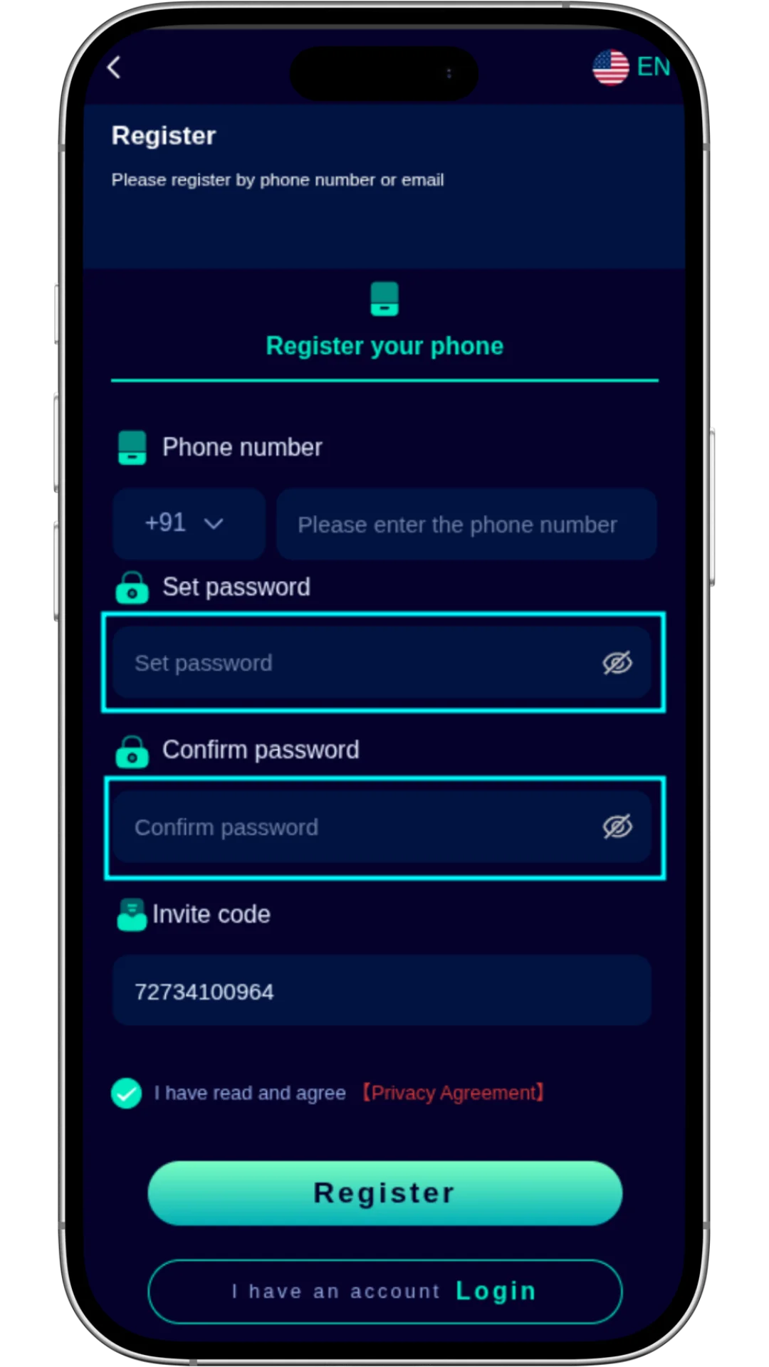 Jalwa register step 3 — Bonus acceptance